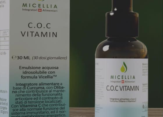 Micellia C.O.C Vitamin, Flasche und Verpackung