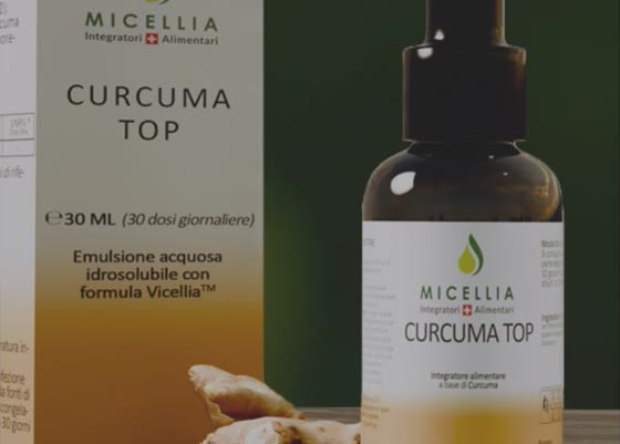 Micellia Curcuma Top, Flasche und Verpackung